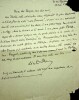 lettre autographe signée à Jacques Roumanille sur la mort de Thérèse Boissière-Roumanille. Léon Daudet