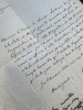 Lettre autographe signée au Ministre de la Guerre [Laurent Gouvion, marquis de Saint-Cyr (1764-1830] pour recommander le baron de Charlus dans ses ...