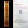 Trois Églises et Trois Primitifs. 
Édition originale. 1 des 10 exemplaires de tête sur Japon. Spectaculaire reliure dos cathédrale signée Affolter. . ...