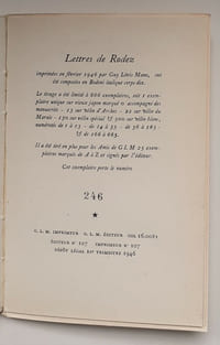 LETTRES DE RODEZ