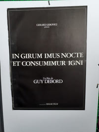 IN GIRUM IMUS NOCTE ET CONSUMIMUR IGNI (affiche)