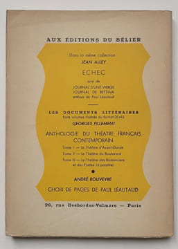 LES MAMELLES DE TIRESIAS avec six portraits inédits par
PICASSO. APOLLINAIRE (Guillaume)
