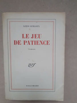 LE JEU DE PATIENCE. GUILLOUX (Louis)