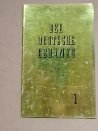 DER DEUTSCHE GEDANKE