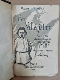 EN VILLEGIATURE Scènes dramatiques de la vie russe