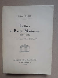 LETTRES à RENE MARTINEAU