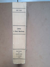 LETTRES à RENE MARTINEAU