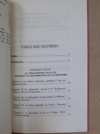 LA PHILOSOPHIE OCCULTE A L'EPOQUE ELISABETHAINE