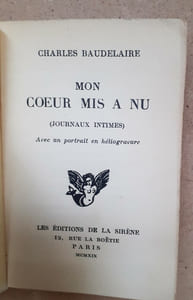 MON COEUR MIS A NU (Journaux intimes)