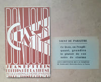 BONJOUR CINEMA COLLECTION DES TRACTS
