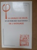 LA LOGIQUE DE HEGEL ET LE PROBLÈMES TRADITIONNELS DE L'ONTOLOGIE. . DOZ (André)