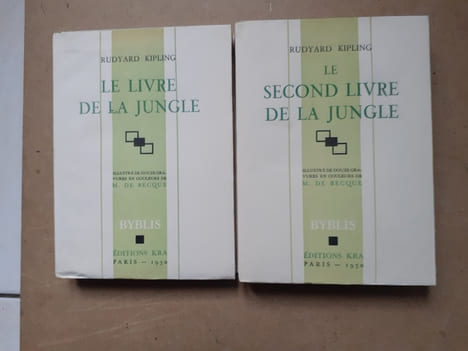 LE LIVRE DE LA JUNGLE- LE SECOND LIVRE DE LA JUNGLE.
. KIPLING (Rudyard)