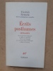 ECRITS POSTHUMES 1870-1873

OEUVRES PHILOSOPHIQUES COMPLETES TOMEI**. NIETZSCHE 