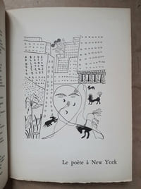 POEMES choisis et traduits par Guy Levis Mano, avec le texte espagnol et des dessins de Lorca
