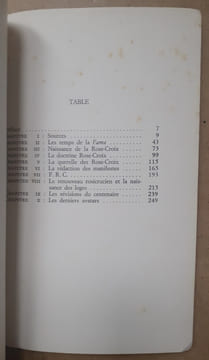 LA ROSE-CROIX et ses rapports avec la FRANC-MACONNERIE
Essai de synthèse historique. ARNOLD (Paul)