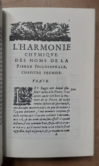HARMONIE MYSTIQUE ou Accord des Philosophes Chymiques