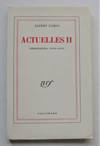 ACTUELLES II
Chroniques 1948-1953