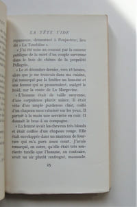 LA TETE VIDE