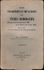 LES TRANSFERTS ET MUTATIONS DE TITRES NOMINATIFS d’après la loi du 26 mars 1927 et le décret du 9 mai 1928, avec le texte de la Loi, des Décrets, ...