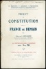 PROJET DE CONSTITUTION POUR LA FRANCE DE DEMAIN - LA REPRÉSENTATION FAMILIALE, coll. Le régionalisme, le Syndicalisme, la Représentation ...