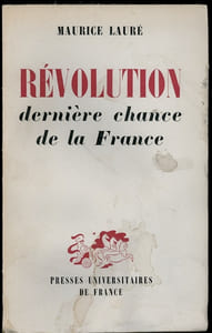 RÉVOLUTION, DERNIÈRE CHANCE DE LA FRANCE