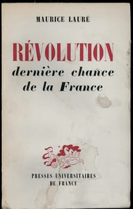RÉVOLUTION, DERNIÈRE CHANCE DE LA FRANCE
