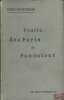 TRAITÉ DES PARTS DE FONDATEUR, Préface C. Houpin, 2eéd. entièrement refondue. LECOUTURIER (Émile)