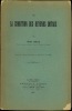 DE LA CONDITION DES REVENUS DOTAUX, extrait de la Revue trimestrielle de droit civil n°1, 1920. SOLUS (Henry)