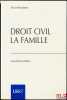 DROIT CIVIL: LA FAMILLE, 9eéd.. BÉNABENT (Alain)