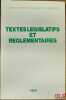 TEXTES LÉGISLATIFS ET RÉGLEMENTAIRES 1985 DE LA CAISSE NATIONALE DE CRÉDIT AGRICOLE SA, département juridique et fiscal. Collectif
