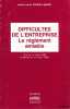 LE RÈGLEMENT AMIABLE, DIFFICULTÉS DE L’ENTREPRISE (Loi du 1er mars 1984 et décret du 1er mars 1985). RIVES-LANGE (Jean-Louis)