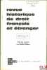 INSURANCE IN RABBINIC LAW, extrait de la Revue historique de droit fran&ccedil;ais et &eacute;tranger n&deg;54, 1976. PASSAMANECK (Stephen M.)
