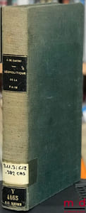 GÉOPOLITIQUE DE LA FAIM, nouvelleéd. revue et augmentée, traduction Léon Bourdon, coll. Économie et humanisme