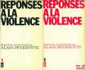 RÉPONSES À LA VIOLENCE, Rapport du Comité d’études sur la violence, la criminalité et la délinquance:  t.I: Rapport général;  t.II: Rapports des ...