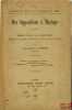 DES OPPOSITIONS &Agrave; MARIAGE, Facult&eacute; de droit de l’Universit&eacute; de Paris. CORBET (Louis-Albert)