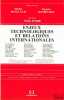 ENJEUX TECHNOLOGIQUES ET RELATIONS INTERNATIONALES, Études réunies par Michel DUSCLAUD et Jacques SOUBEYROL, coll. Politique comparée, série du Centre ...
