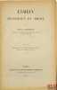 ESMEIN, HISTORIEN DU DROIT, extrait de la Revue Internationale de l’Enseignement, 1916. FOURNIER (Paul)