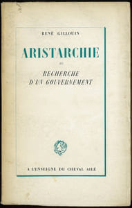 ARISTARCHIE ou RECHERCHE D’UN GOUVERNEMENT