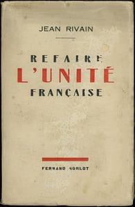 REFAIRE L’UNITÉ FRANÇAISE