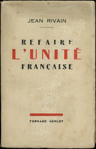 REFAIRE L’UNITÉ FRANÇAISE