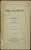 DE PŒNIS ECCLESIASTICIS. Scholarum usui accommodavit, editio nona (5000 exemplarium) - complementum primum à la Summa théologiæ moralis. NOLDIN (H.)