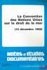 LA CONVENTION DES NATIONS UNIES SUR LE DROIT DE LA MER (10 décembre 1982), textes présentés par P.-M.E., coll. Notes & études documentaires. EISEMANN ...