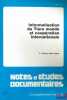 INFORMATISATION DU TIERS MONDE ET COOPÉRATION INTERNATIONALE, coll. Notes & études documentaires. CONQUY BEER-GABEL (J.)