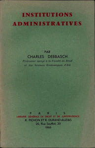 INSTITUTIONS ADMINISTRATIVES