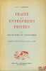 TRAITÉ DES ENTREPRISES PRIVÉES, t. I: Organisation et financement, 5èmeéd. revue et mise à jour. CAMPION (Gabriel-Louis)