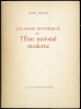 LES BASES HISTORIQUES DE L’ÉTAT NATIONAL MODERNE, traduction française de Blaise Briod, Préface de Jacques Freymond. MEYER (Karl)