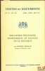 STRUCTURES POLITIQUES, ÉCONOMIQUES ET SOCIALES DE LA BELGIQUE, coll. Textes et documents n°257-258-259, 1970. SENELLE (Robert)