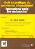 LES LOIS DE BLOCAGE, Droit et pratique du commerce international, 1986, vol. 12 n°4. [Périodique]