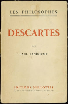 DESCARTES, coll. Les philosophes. LANDORMY (Paul)