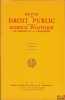 A PROPOS DES TECHNIQUES DE CONTRÔLE DE CONSTITUTIONNALITÉ, extrait de la Revue du droit public et de la science politique en France et à l’étranger,. ...